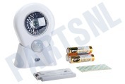 GP GPASNOMAD743  053743-LAME1 GP Lighting Nomad LED lamp met bewegingsmelder geschikt voor o.a. Inclusief 3x AA batterijen
