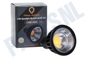 Vintage LedLight 0029  LED Spotlight GU10 Black 7W 2700K geschikt voor o.a. Dimbaar, 7W, 2700K