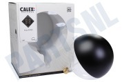 Calex  2101000200 LED XXL G200 Kopspiegel Zwart 6W E27 geschikt voor o.a. E27 6W 360Lm 1800K Dimbaar