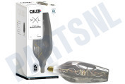 Calex  2101001900 Calex Barcelona Led lamp 4W E27 Titanium dimbaar geschikt voor o.a. E27, 4W, 60 lumen, 1800K, dimbaar