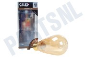 Calex  1201000600 Calex LED Glasfiber Rustieklamp ST64 geschikt voor o.a. E27 3,5W 120lm 1800K ST64