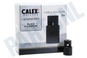 Calex  940090 Calex Plafondhouder, Zwart Aluminium