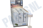 Calex 4301004900  Serino Zand Tafellamp Oplaadbaar Display geschikt voor o.a. SMD 2W 90LM 2700K Dimbaar