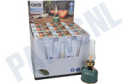 Calex 4301005100  Lavino Groen Tafellamp Oplaadbaar Display geschikt voor o.a. SMD 2,5W 200LM 1800K Dimbaar