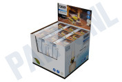 Calex 4301005200  Lavino Zand Tafellamp Oplaadbaar Display geschikt voor o.a. SMD 2,5W 200LM 1800K Dimbaar
