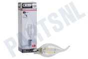 Calex  1101005600 LED volglas Filament Tip-Kaarslamp Helder 3,5W E14 geschikt voor o.a. E14 BXS35 Helder Dimbaar