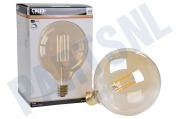 Calex 1101003500  1101003200 LED volglas LangFilament Globelamp 4,5W E27 geschikt voor o.a. E27 G125 Dimbaar
