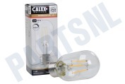 Calex  1101004000 LED volglas Lang Filament Tube lamp 3,5W E27 geschikt voor o.a. E27 T45L Helder, Dimbaar