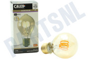 Calex  1001003200 LED Standaard A60 Goud Flex Filament E27 5,5W geschikt voor o.a. E27 5,5W 470lm 2100K