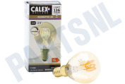 Calex  1001001600 Kogel LED lamp Flexible Filament Gold E14 Dimbaar geschikt voor o.a. E14 4W 120lm 2100K Dimbaar