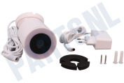 Calex  5501000600 Smart Outdoor Spotlight Camera geschikt voor o.a. Nachtzicht (10 meter), 350Lumen, 2K Camera, opslag