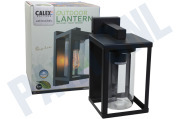 Calex  4301001500 Buitenlamp Naples Black met lichtsensor geschikt voor o.a. Dag/Nacht sensor, E27, IP44
