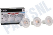 Calex 1301008500  Multi Stand Case Promo pakket a 3 lampen geschikt voor o.a. GU10 345 Lumen, 2700K 4,2Watt Niet dimbaar