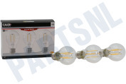 Calex 1101010100  Ledlamp Promo pakket a 3 lampen A60 Filament Helder geschikt voor o.a. E27 7W 806Lm 2700K Niet dimbaar