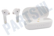 Universeel DEFD4272  True Basic Earbud, Wit geschikt voor o.a. Draadloos, Bluetooth 5.2, USB-C