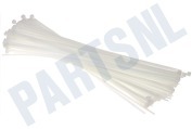 Universeel 006667  Bundelbandjes 370x5,0 mm wit geschikt voor o.a. Tie-wrap voor droger