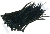 Universeel 006658  Bundelbandjes 100x2,5 mm zwart geschikt voor o.a. Tie-wrap