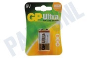GP 0301604AU-U1  6LR61 Ultra Alkaline 9V geschikt voor o.a. Ultra Alkaline