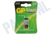 GP GPSUP25A615C2  LR61 Super Alkaline AAAA geschikt voor o.a. Super Alkaline