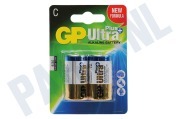GP 03014AUP-U2  LR14 Ultra Plus Alkaline C geschikt voor o.a. Engelse staaf Ultra Plus Alkaline