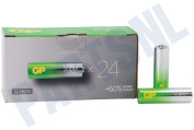 GP GPSUP15A887C24  LR6 Super Alkaline AA - 24 batterijen geschikt voor o.a. AA 1,5 Volt