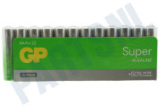 LR03 AAA batterij GP Super Alkaline Multipack 1,5V 12 stuks