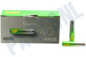 GP GPSUP24A955C40 LR03 AAA batterij GP Super Alkaline Multipack 1,5V 40 stuks geschikt voor o.a. Potlood Super Alkaline