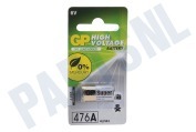 GP 080476AC1  4LR44 High voltage battery 476A - 1 rondcel geschikt voor o.a. PX28A Alkaline