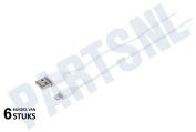 USB Kabel Apple Lightning, Wit, 200cm