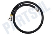 Easyfiks SM2053  Gasslang Rubber flexibel voor los staande apparaten geschikt voor o.a. Gastec 100 cm met koppelingen