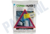 Filtech HC44CG50AA Dampafzuiger Filter koolstof -zwart- dik geschikt voor o.a. combi-filter
