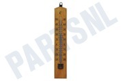 Talen Tools K2145  Thermometer Hout 20cm geschikt voor o.a. Buitentemperatuur