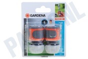 Gardena 4078500012379  18281 Set slangstukken 13mm (1/2") - 15mm (5/8") geschikt voor o.a. 13mm (1/2") - 15mm (5/8")