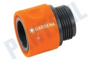 Gardena 4078500291705  2917-20 Slangstuk 26.5 mm (G 3/4") geschikt voor o.a. 26.5 mm (G 3/4") draad