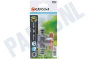 Gardena 4078500066372 18266-20  Koppeling met Reguleerventiel geschikt voor o.a. Waterdoorvoer regelen, afsluiten