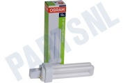Osram 4050300010625  Spaarlamp Dulux D 2 pins CCG 870lm geschikt voor o.a. G24d-1 13W 840 friswit