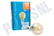 Ledvance 4058075208582  Smart+ Standaardlamp Gold E27 Dimbaar geschikt voor o.a. E27 5,5W 600lm 2500K