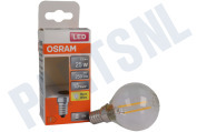 Osram 4058075436602  LED Retrofit Classic P25 E14 2,5W Helder geschikt voor o.a. 2,5W, 2700K, 250lm