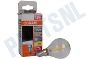 Osram 4058075436862  LED Retrofit Classic P25 Dimbaar E14 2,8W Helder geschikt voor o.a. 2,8W, 2700K, 250lm