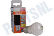 Osram 4058075436909  LED Retrofit Classic P40 Dimbaar E27 4,8W Mat geschikt voor o.a. 4,8W, 2700K, 470lm