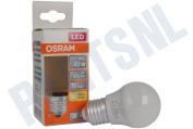 Osram 4058075431034  LED Star Classic P40 E27 4,9W Mat geschikt voor o.a. 4,9W, 2700K, 470lm