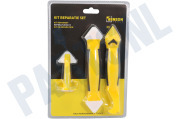 Benson 013599  Reparatieset Kit, 3 Delig geschikt voor o.a. Siliconen, latex en acryl kit