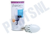 Pharox 101319 LED  LED Kaarslamp 200 geschikt voor o.a. 230V 5W E14 2700K 210lm
