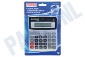 Benson  009403 Profi Solar Calculator geschikt voor o.a. 8 Cijferig display, Grijs