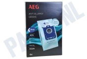 Alfatec 9001684761 Stofzuigertoestel GR206S S-Bag Anti Allergy Stofzuigerzak geschikt voor o.a. Airmax, Oxygen+, Jetmaxx
