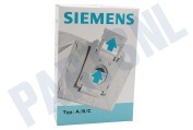 Siemens 461409, 00461409 Stofzuiger Stofzuigerzak Type A/B/C geschikt voor o.a. Stofzakken papier