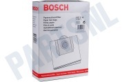 Bosch 460448, 00460448 Stofzuigertoestel Stofzuigerzak papier, 4 stuks in doos geschikt voor o.a. BMS 120001, 130001
