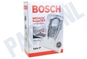 Bosch 462586, 00462586 BBZ52AFP2U Stofzuigertoestel Stofzuigerzak Type P geschikt voor o.a. Stofzuiger modellen BSG8...