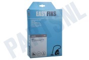 Easyfiks 35600637 Stofzuiger Stofzuigerzak Micro Fleece 8 stuks Nw Stijl geschikt voor o.a. H63/64 Sprint TW17