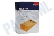 Nilfisk 82367805 Stofzuigertoestel Stofzuigerzak 5.0 LTR geschikt voor o.a. Family/Business CDF2040